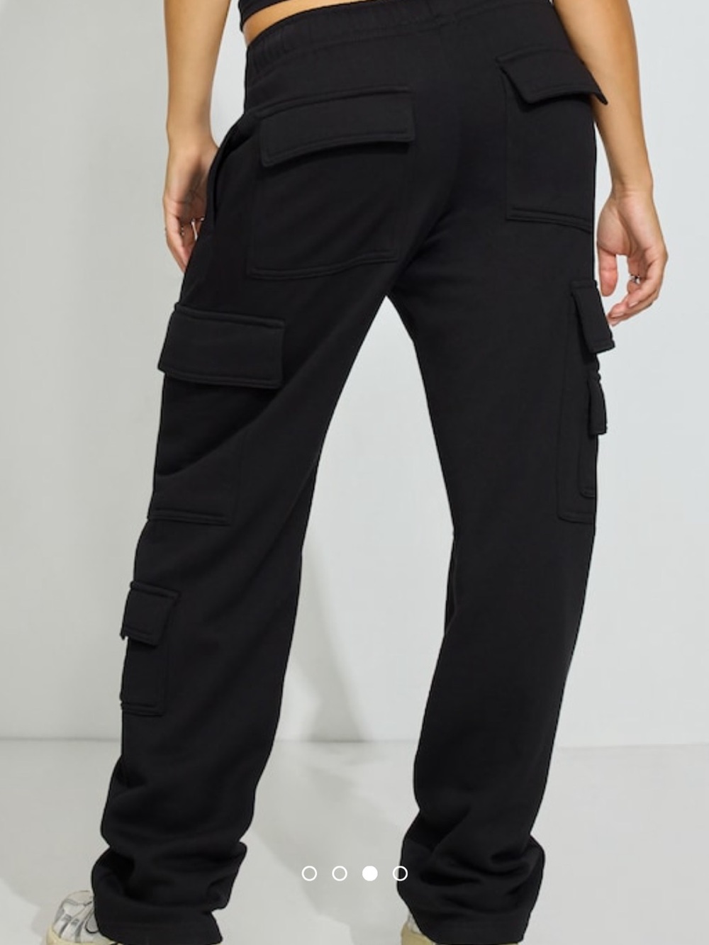 Garage Black Cargo Sweatpants